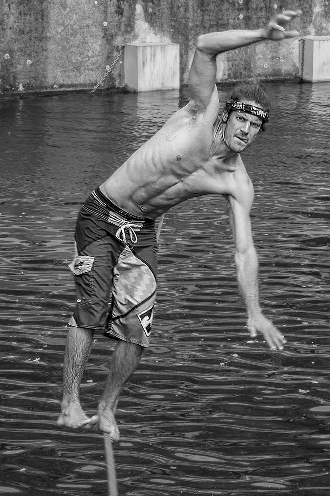 Samuel Volery, campeón de Slackline - Meister der Slackline