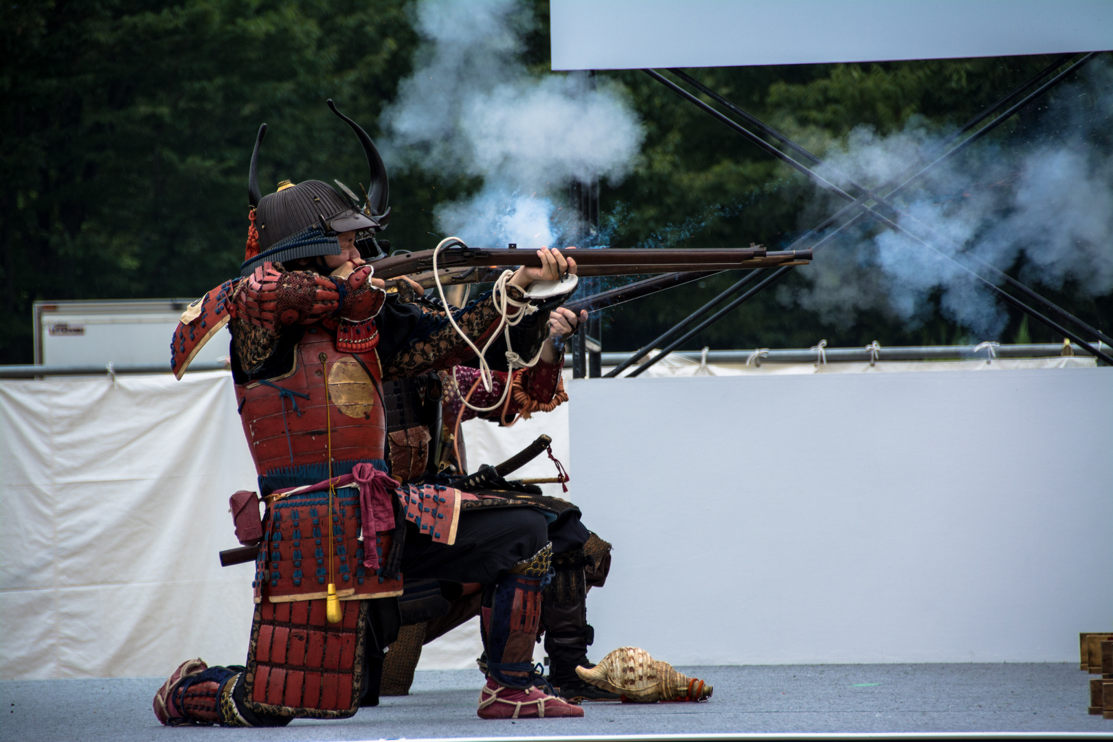 Samurai in Himeji