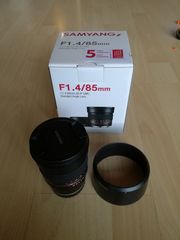 Samyang 85/1,4 Objektiv Sony E