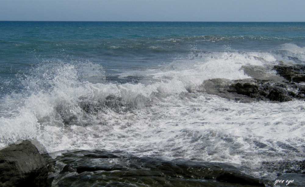 _ San Agustin Gran Canaria _ 3 D Bild für Polflter Monitor _