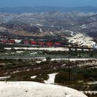 San Bernardino Mountain , Cajon Pass Area, BNSF Freight Train