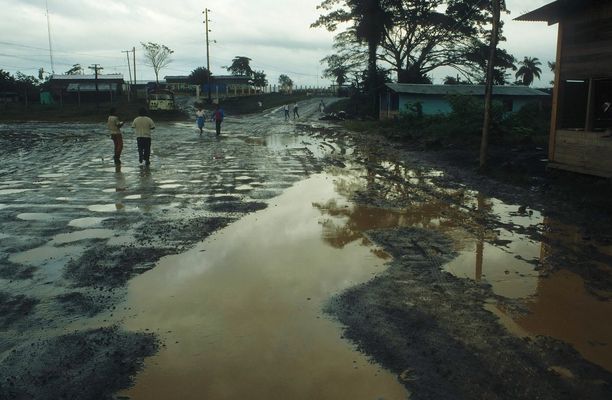San Carlos 1984, Straße stadtauswärts