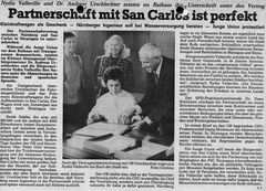 San Carlos - Nürnberg, Eine ungewöhnliche Städtepartnerschaft