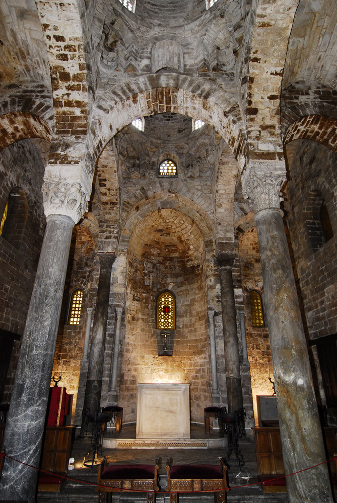 San Cataldo (um 1160) in Palermo war ehemals eine Moschee