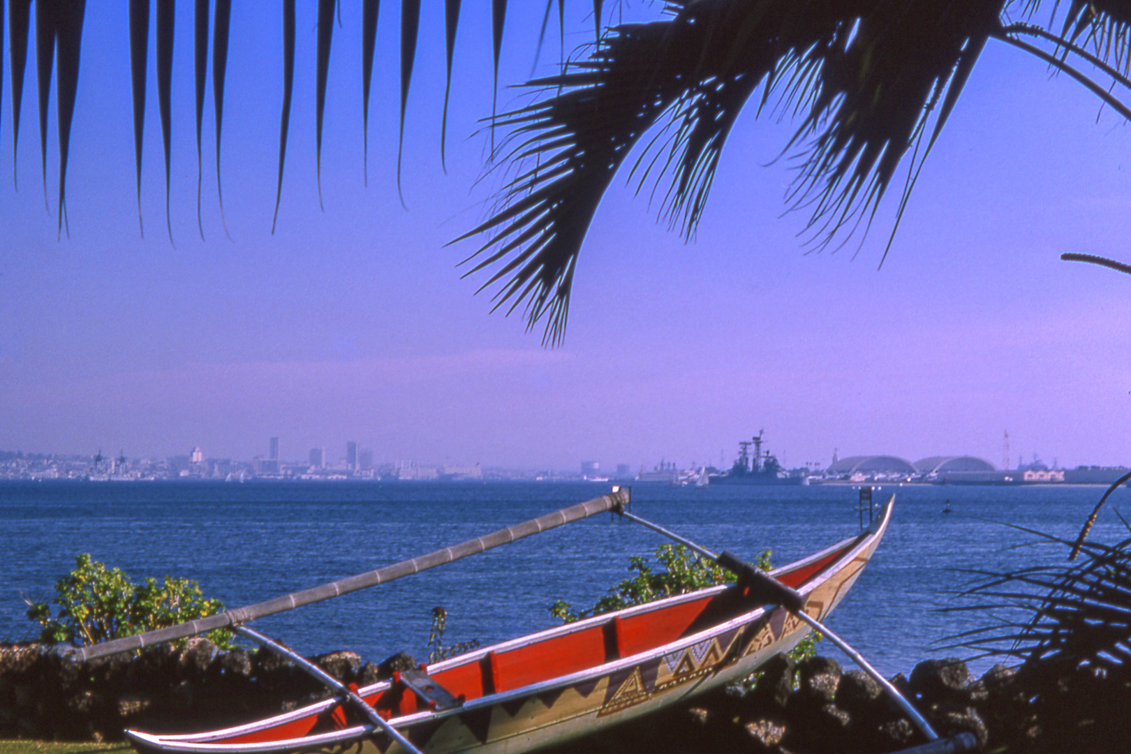 San Diego - Blick vom Shore Line Park zur Naval Air Station