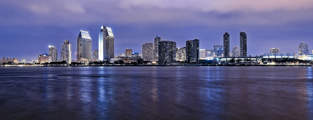 San Diego by night