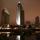 San Diego by night / View from Seaport Village