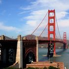 San Francisco (9) Gleich gehts rüber über die Golden Gate Bridge ...