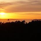 San Francisco bay at sunset 