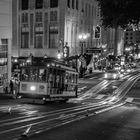 San Francisco Cable Car at night