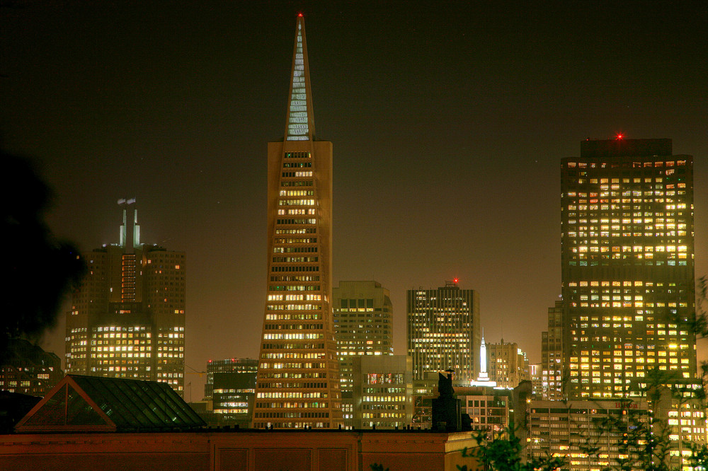 San Francisco, Downtown by night