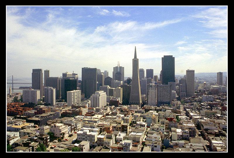 San Francisco - Downtown vom Coit tower