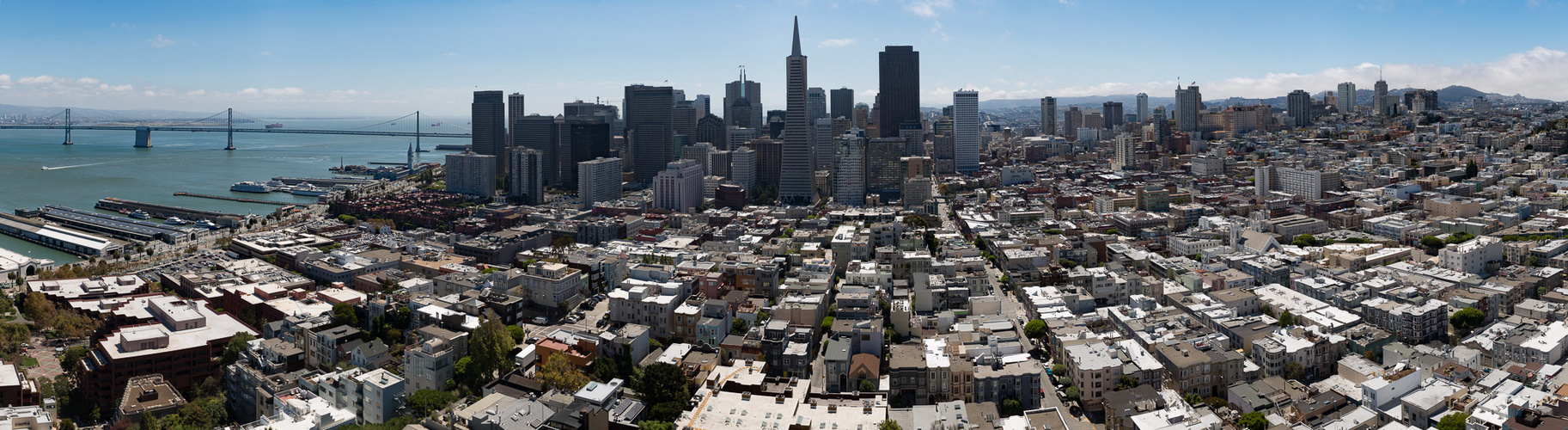 San Francisco Downtown vom Colt Tower