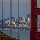 San Francisco hinter dem Nordpfeiler der GGB