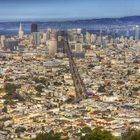 san francisco, market street hdr