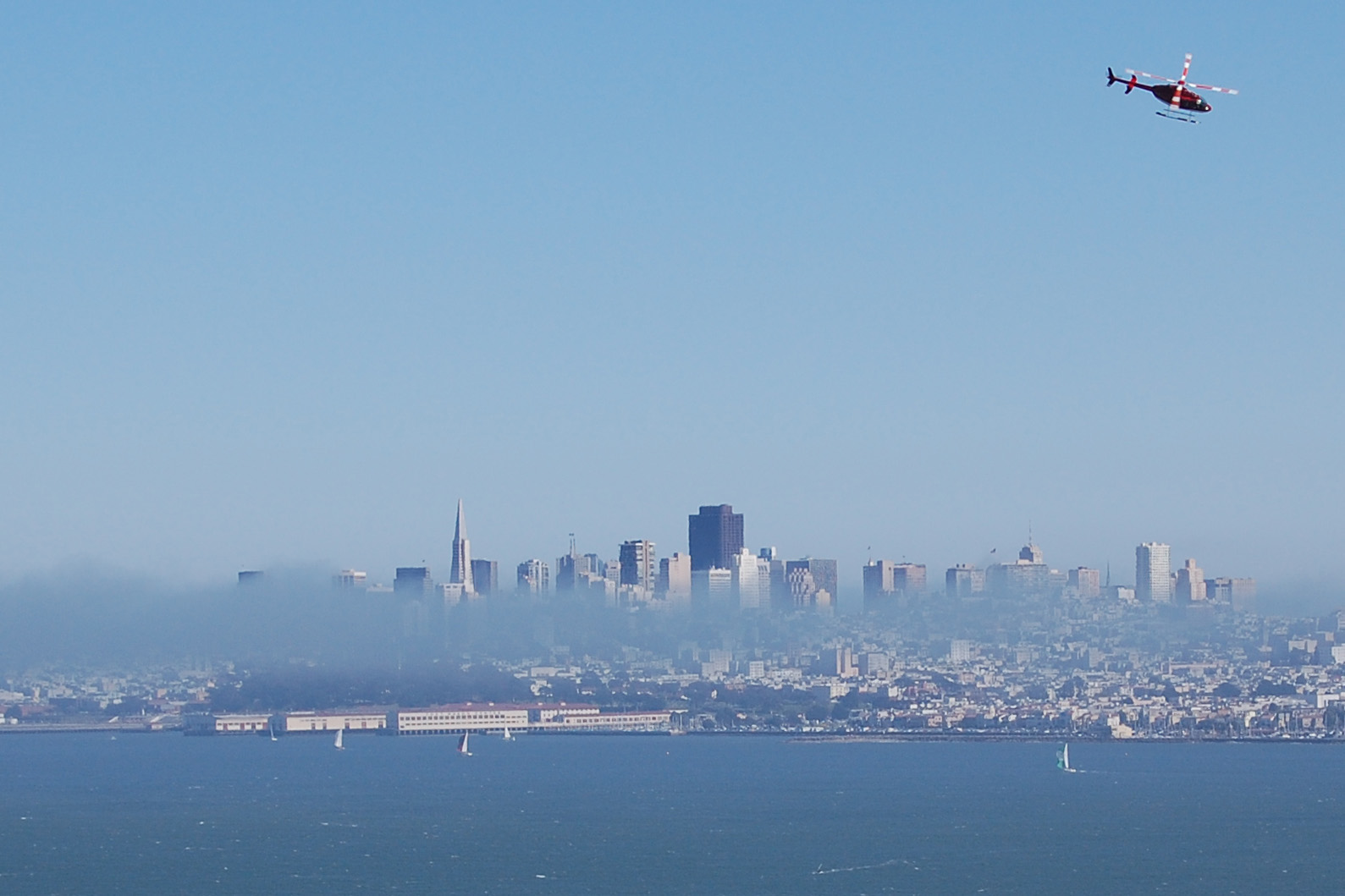 San Francisco mit Hubschrauber