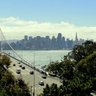 San Francisco / Oakland Bay Bridge & SF Downtown..