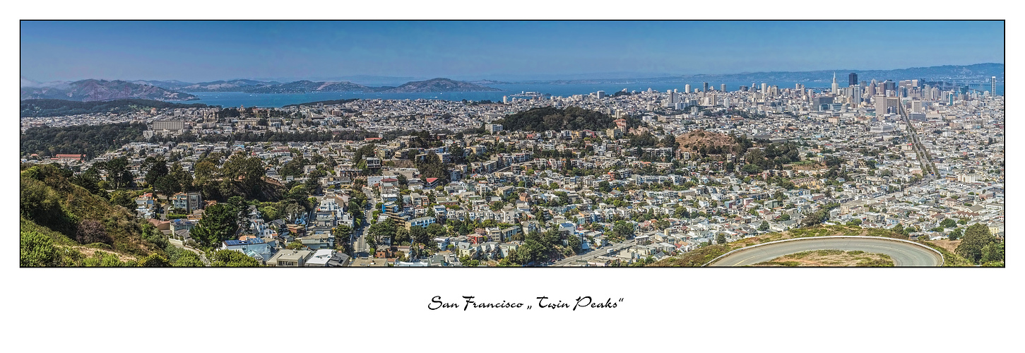 San Francisco Panorama from Twin Peaks