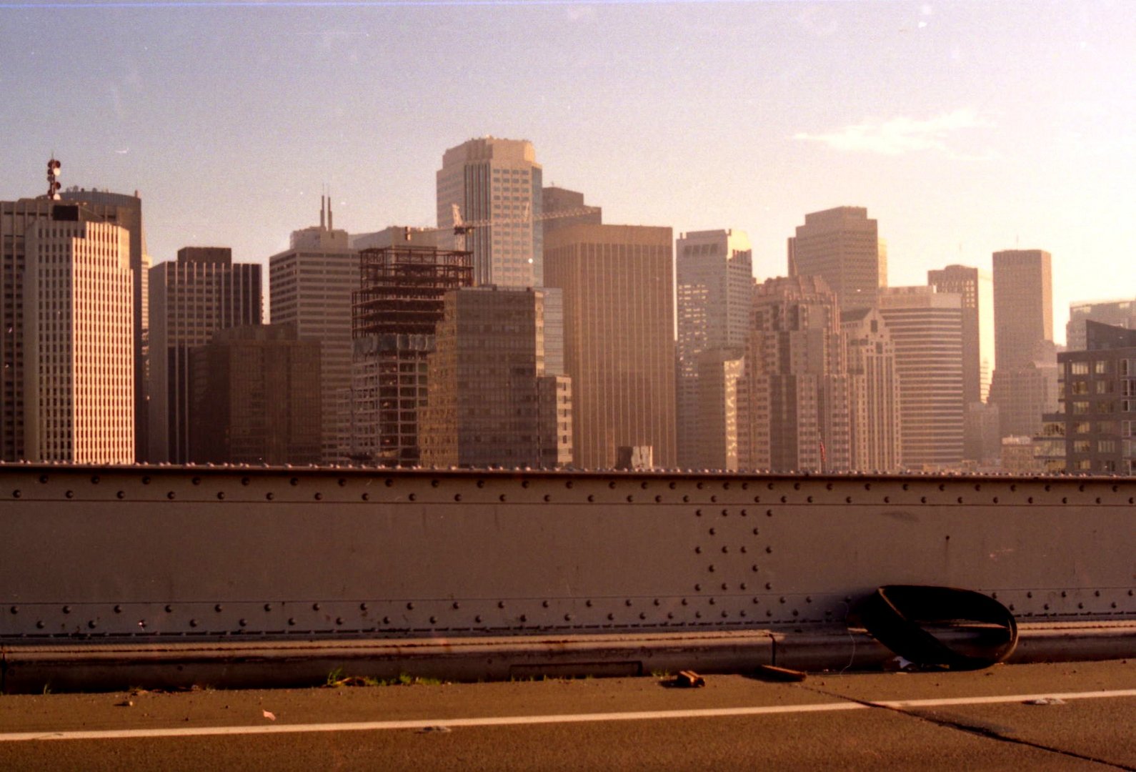 San Francisco Skyline mit Reifen