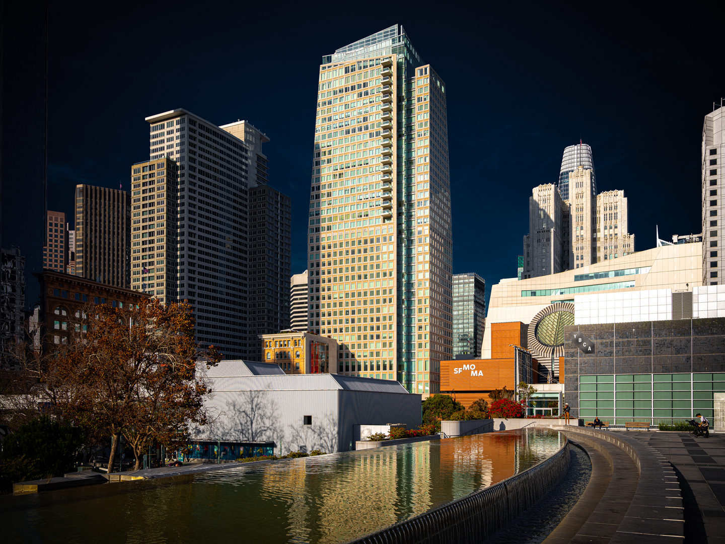 San Francisco - Yerba Buena Gardens und MoMA