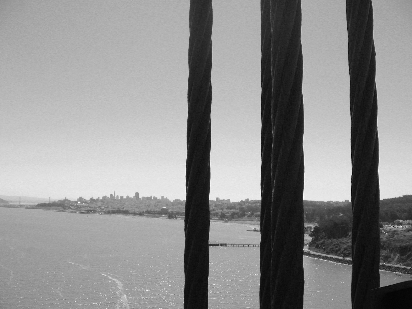 San Fransisco von der Golden Gate Bridge