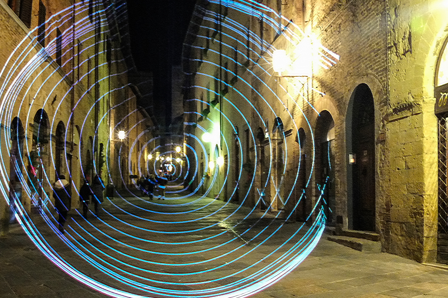 San Gimignano in Festa Lumiére 1