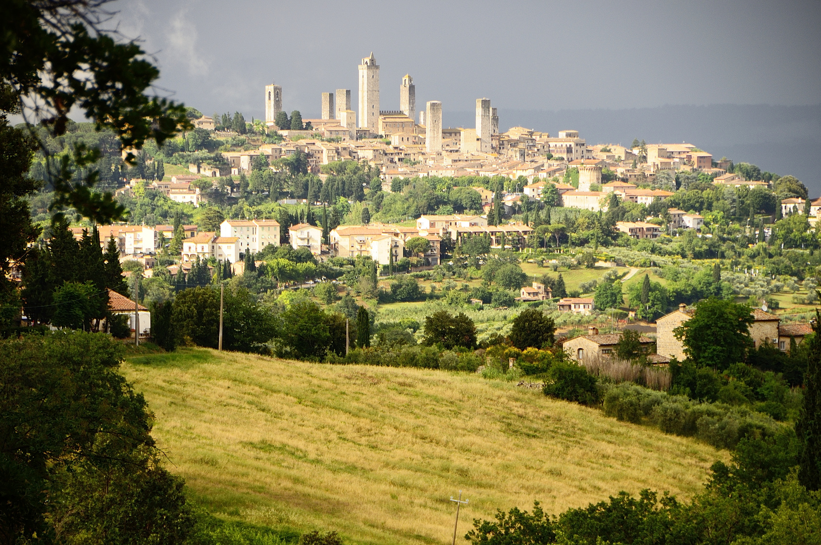 San Gimignano - nach dem Gewitter