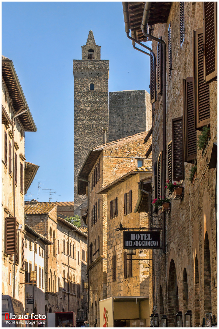 San Gimignano, Toskana