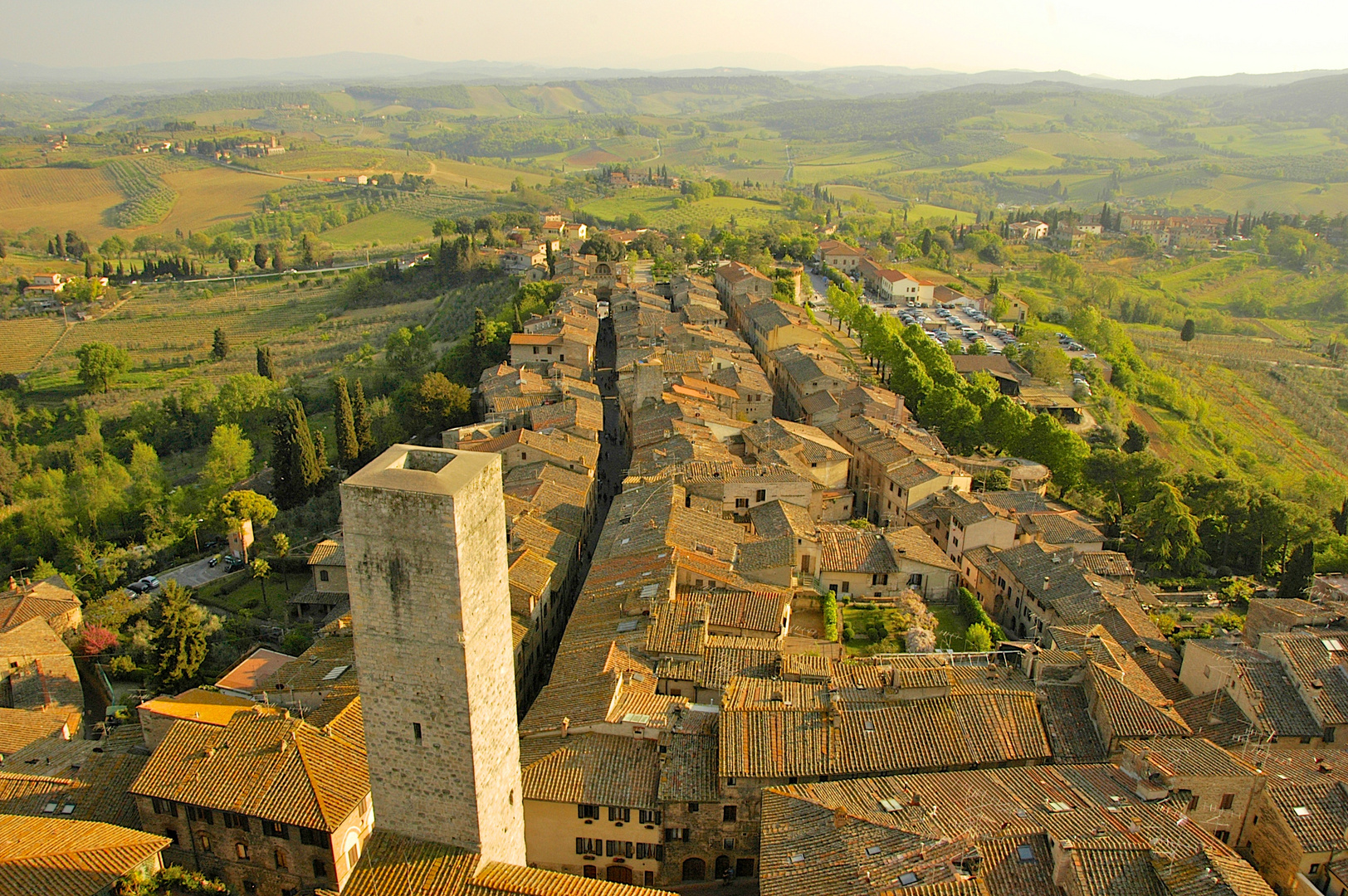 San Gimignano von oben