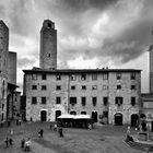 San Gimignano vor dem Gewitter