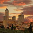  San Gimignano zum Sonnenuntergang....