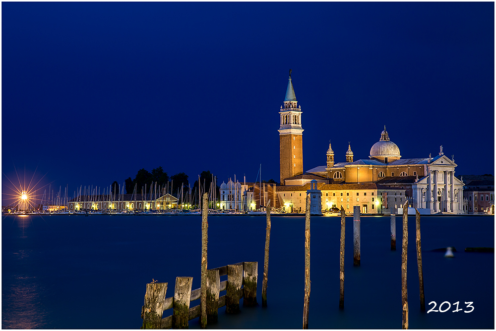 San Giorgio zur blauen Stunde