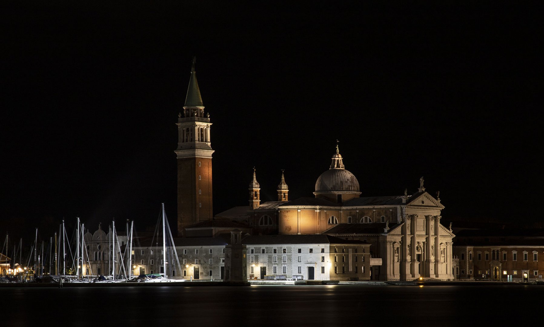 San Gorgio Maggiore bei  Nacht