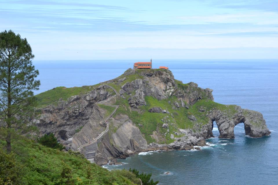 San Juan de Gaztelugatxe à Bermeo en espagne