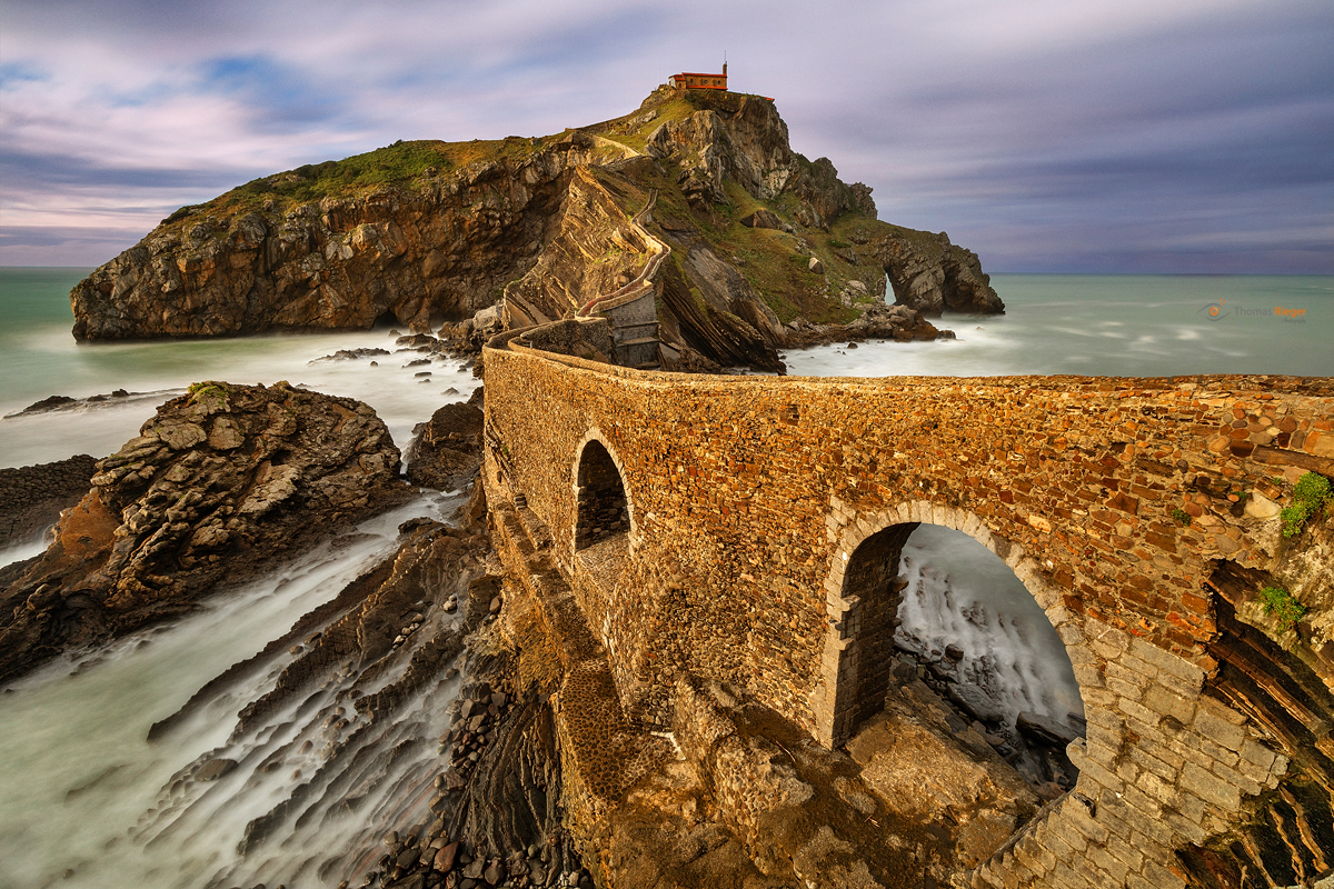 San Juan De Gaztelugatxe in Spanien nördlich von Bilbao