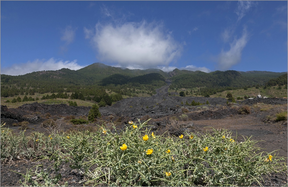 San Juan erupción