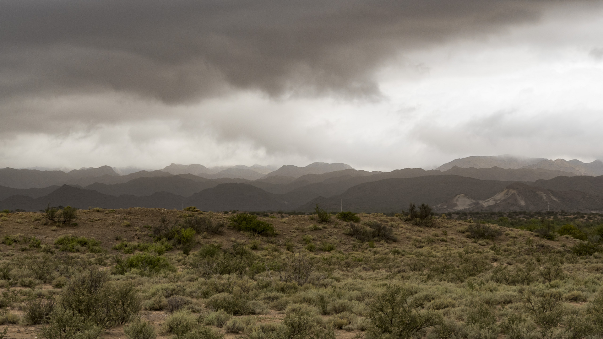 San Juan - Ischigualasto - Lluvias fuertes