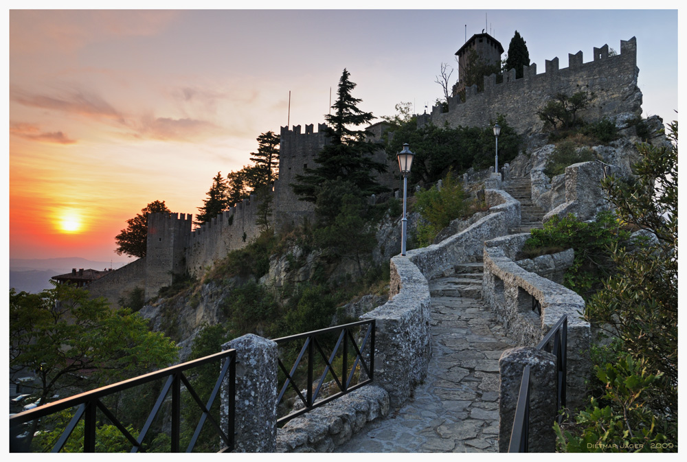 San Marino Sunset