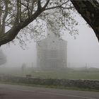 San Michele de Murato im Nebel