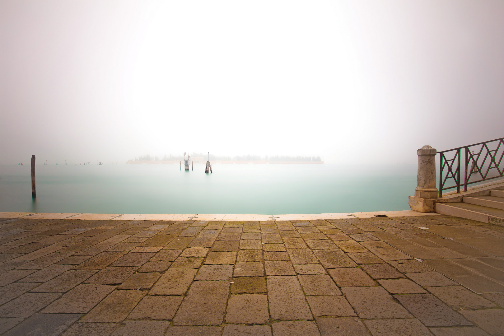 san michele nella nebbia 