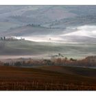 San Quirico d'Orcia - Morgennebel