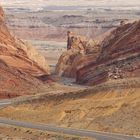 San Rafael Reef am spektakulären Durchbruch der Interstate 70 bei Green River 2016