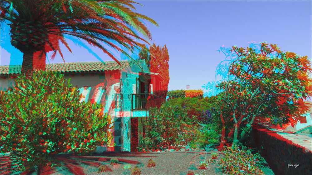 San Sebastian La Gomera - Anaglyphen