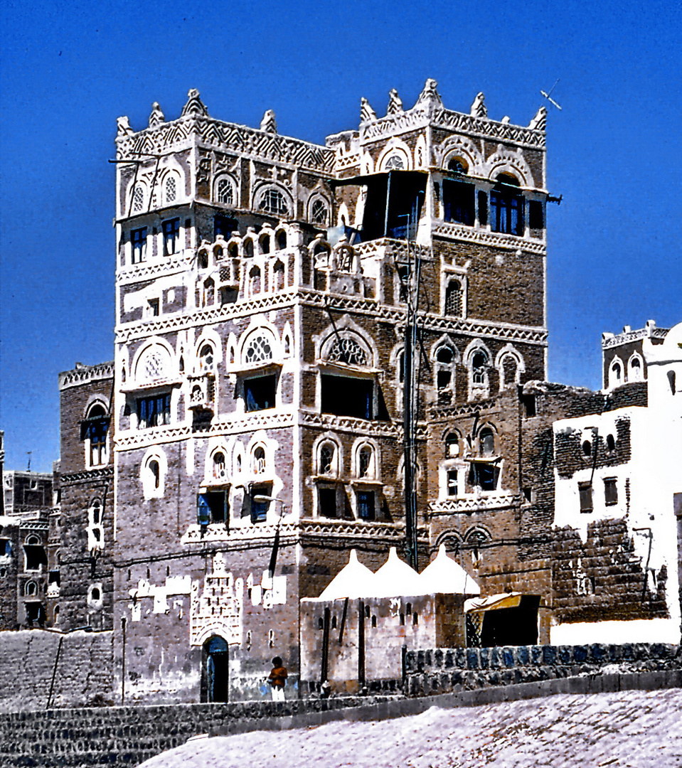 Sana'a: Lehmhochhäuser des Mittelalters