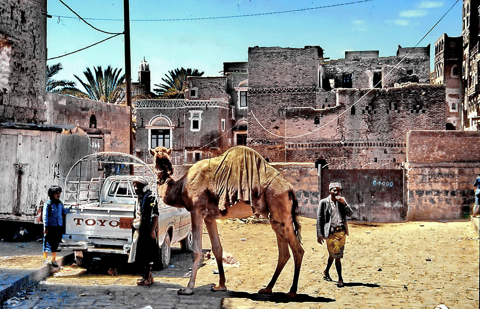 Sana'a: Straßenszene in der Altstadt