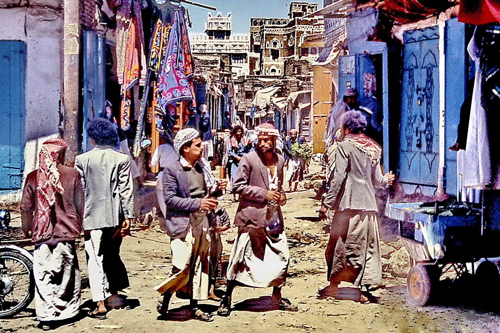 Sana'a Streetlife mit Chaos