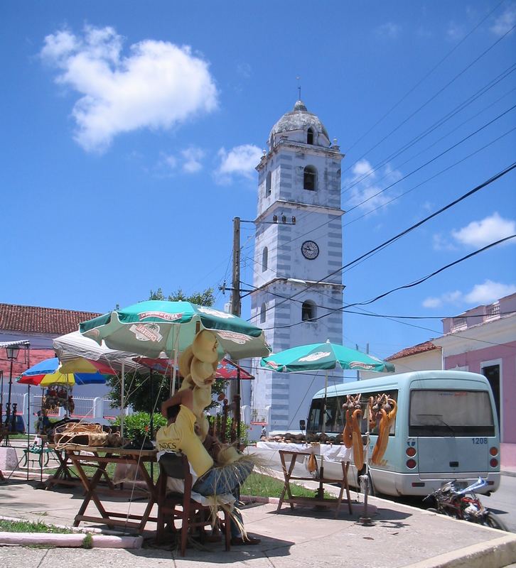 Sancti Spiritus - Il venditore ambulante.