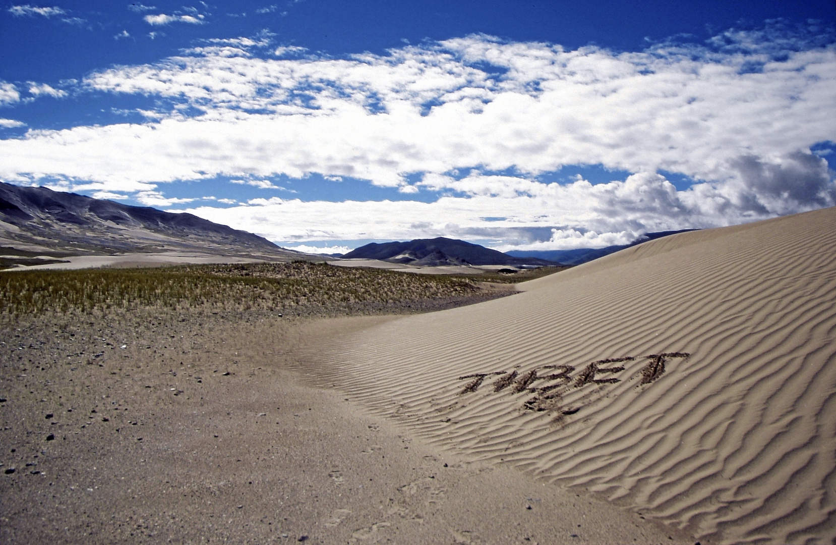 Sand - auch das ist Tibet!