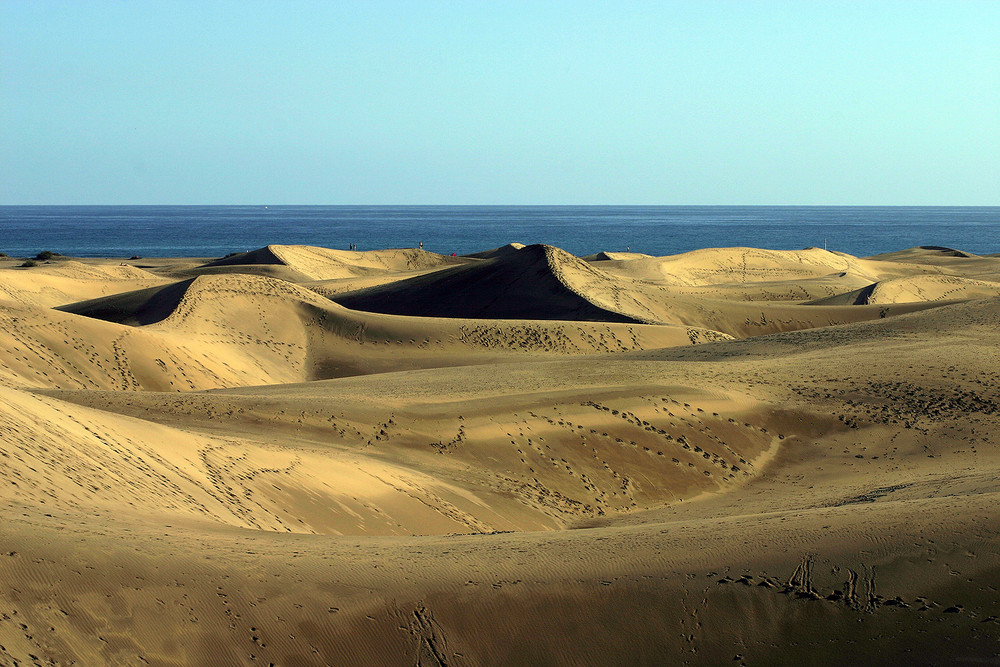 Sand - Dünen Las Dunas auf Gran Canaria