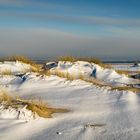 Sand, Dünen und Schnee